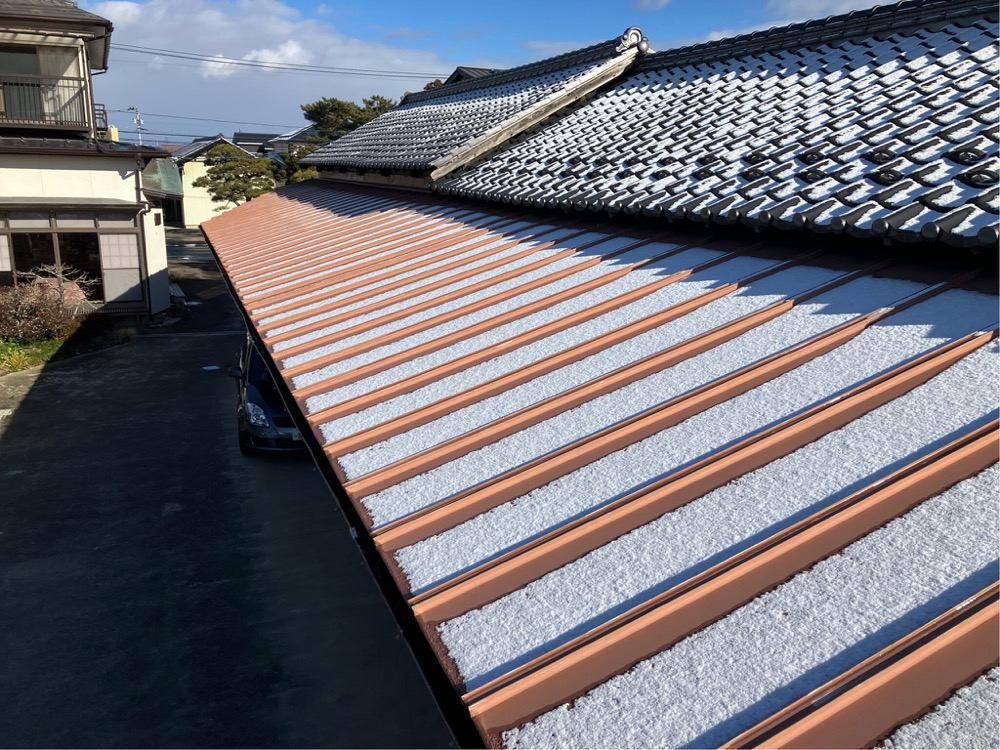 仙台市若林区納屋屋根施工例Before