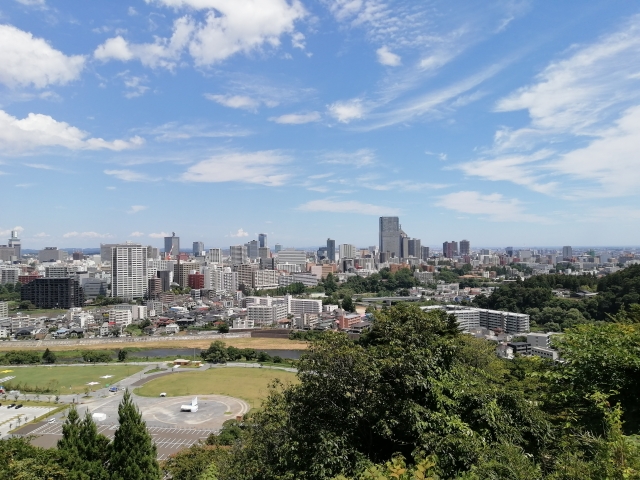 仙台市の街の様子